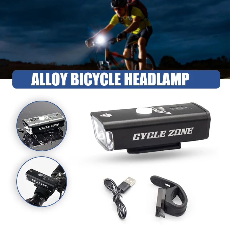 Rechargeable Bike Front And Back Lights Instant Install Without Tools For All Bicycles, Road, Mountain