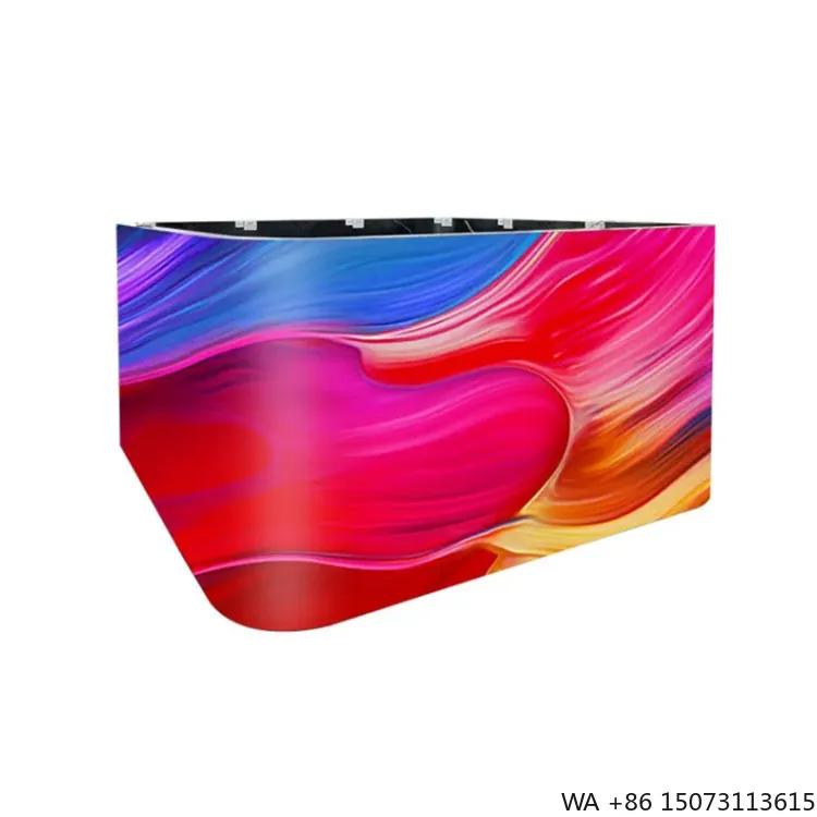 

250*500mm Curved LED Rental Panel - 90 Degree Seamless Splicing Video Wall New Style