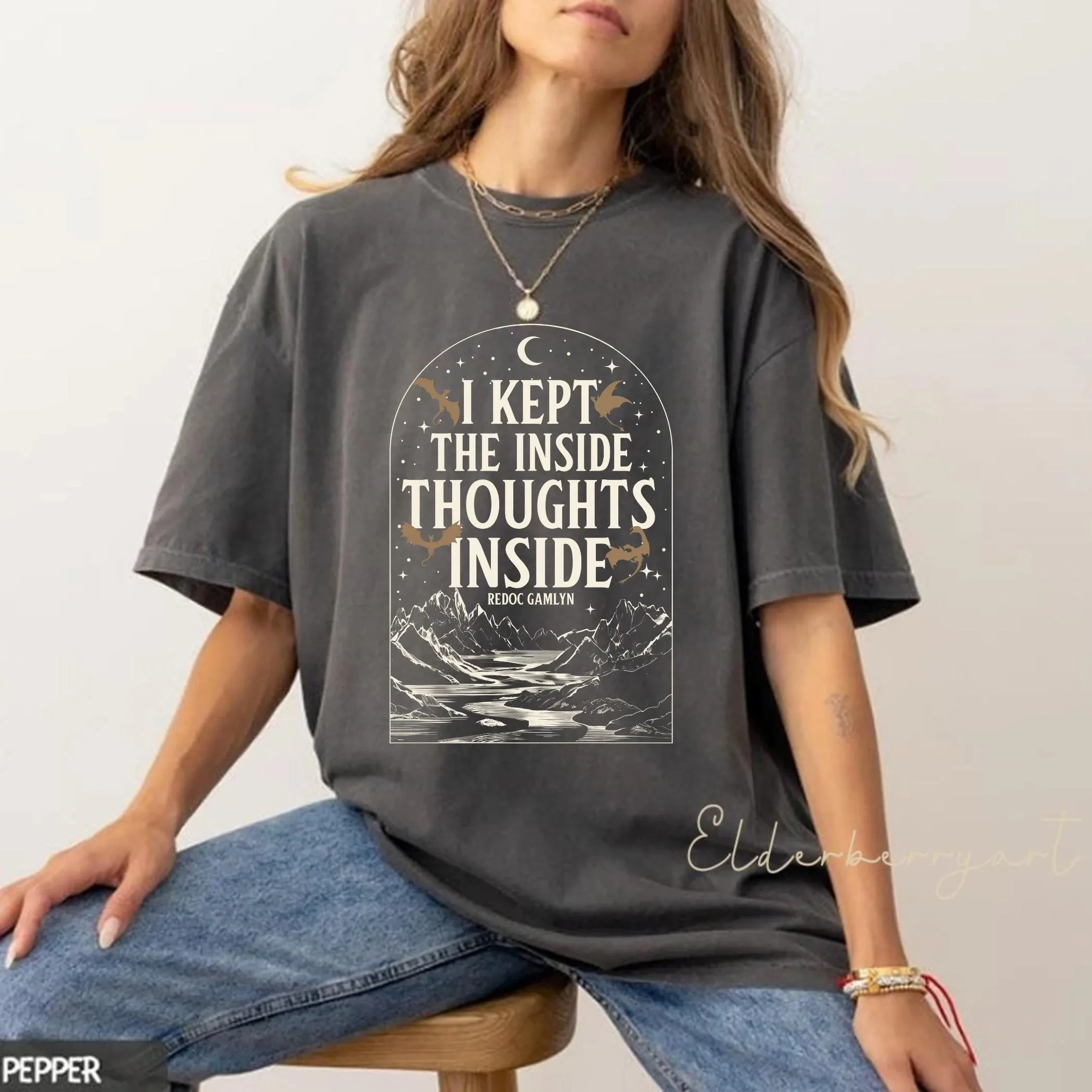 Summer Women's Vintage Fourth Wing Reader T-Shirt Cotton and Breathable Short Sleeve Streetwear Oversized Loose Casual