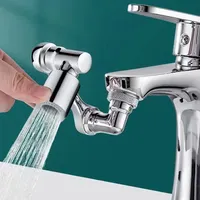 Rotatable Multifunctional Extension Faucet Aerator Kitchen Sink Faucet Extender Adapter Bathroom Tap Swivel Robotic Arm Sink Fit