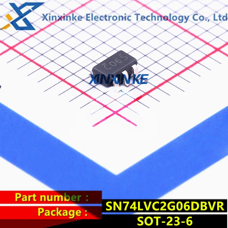 10PCS SN74LVC2G06DBVR Mark:C065 C06* SOT-23-6 Buffers & Line Drivers Dual w/ Open-Drain Logic ICs Brand New Original