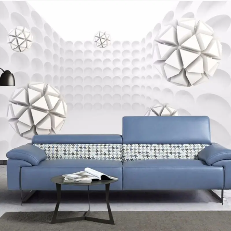 beibehang papel de parede 3d Custom large wallpaper polyhedral sphere abstract space TV background wall paper mural papier peint