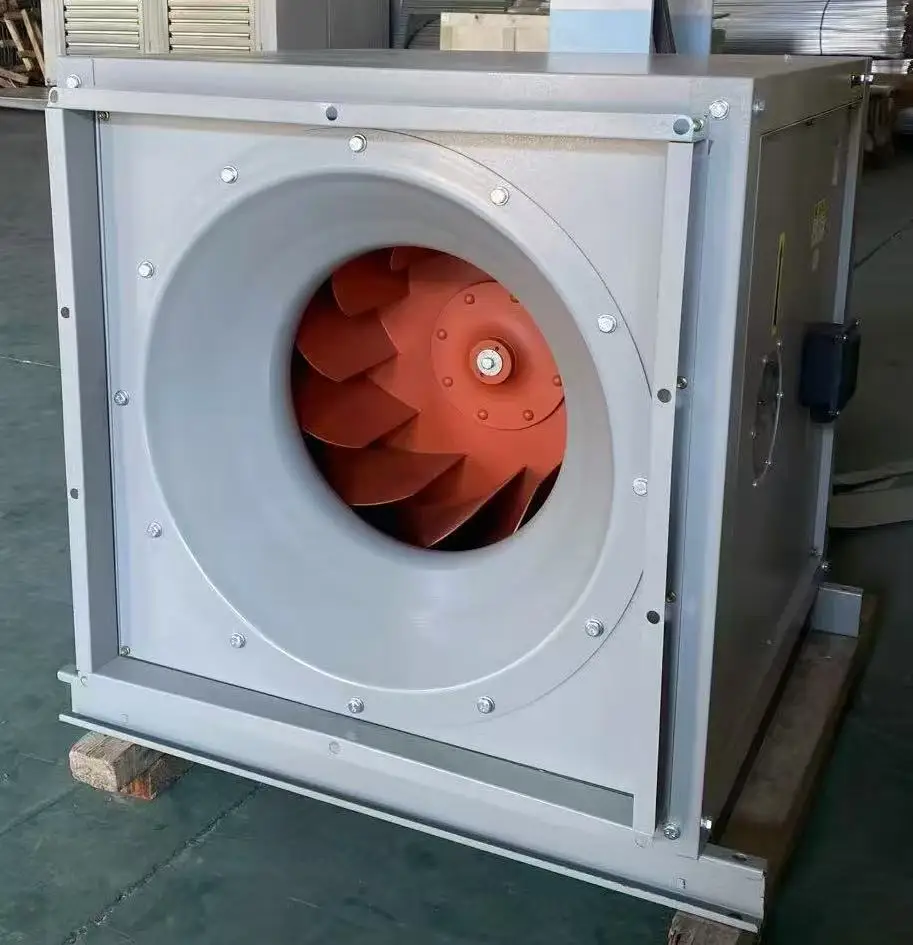 Industrial Centrifugal Cabinet Fan HVAC Ventilation Exhaust Blower Low Noise Inline Duct Fan Heavy Duty Air Extraction Box