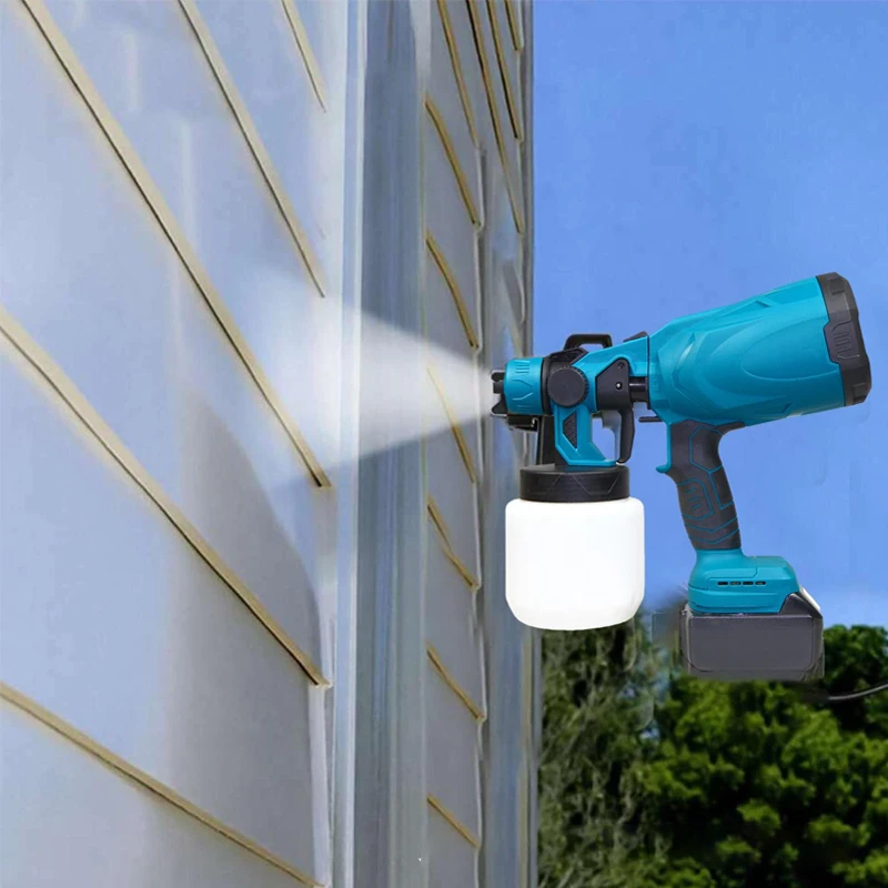 1000ml Cordless Paint Sprayer for Makita 18V Battery,for Painting Walls Ceilings Furniture Portable Sprayer Removable Container