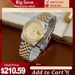 2025 New Baltany 36mm Retro Men's Automatic Mechanical Gold Wristwatch NH35 S4084 Stainless Steel Sapphire 10Bar reloj hombre