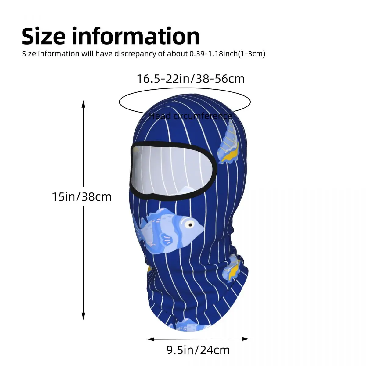 Seafood Balaclava Full Face Mask Breathable Motorcycle Winter Warm Full Cover Caps Neck Windproof Dustproof Cycling Caps