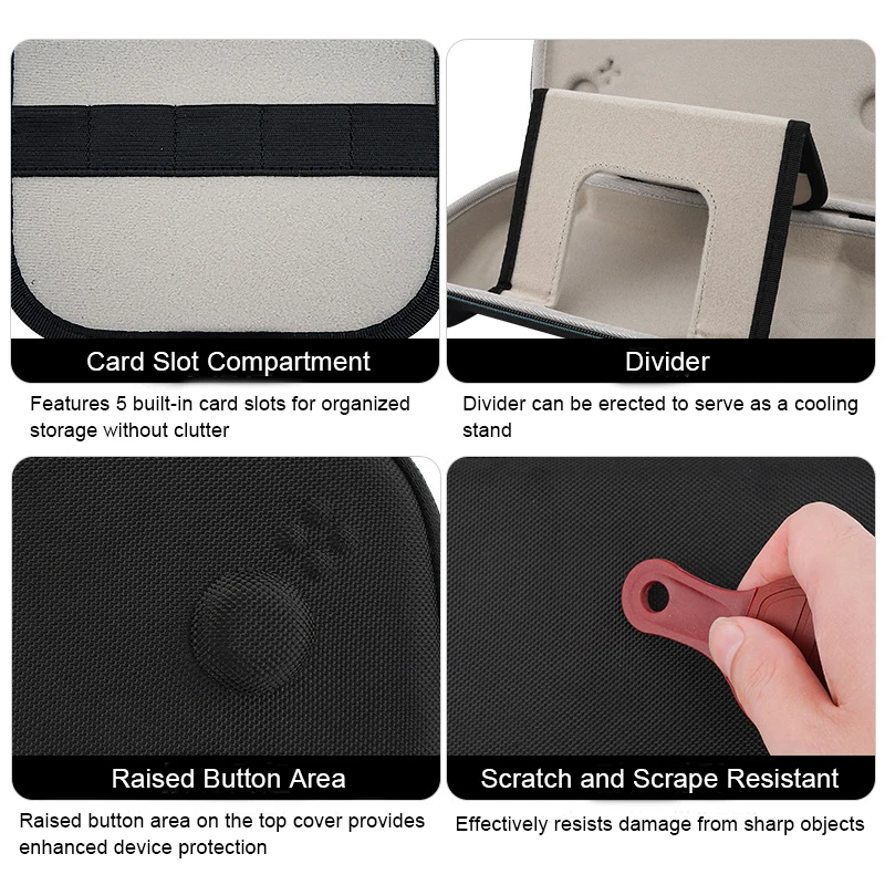 

Carrying Case for ASUS ROG Xbox Ally/ROG Xbox Ally X, EVA Travel Case Shockproof Storage Bag Protective Cover Gaming Accessories