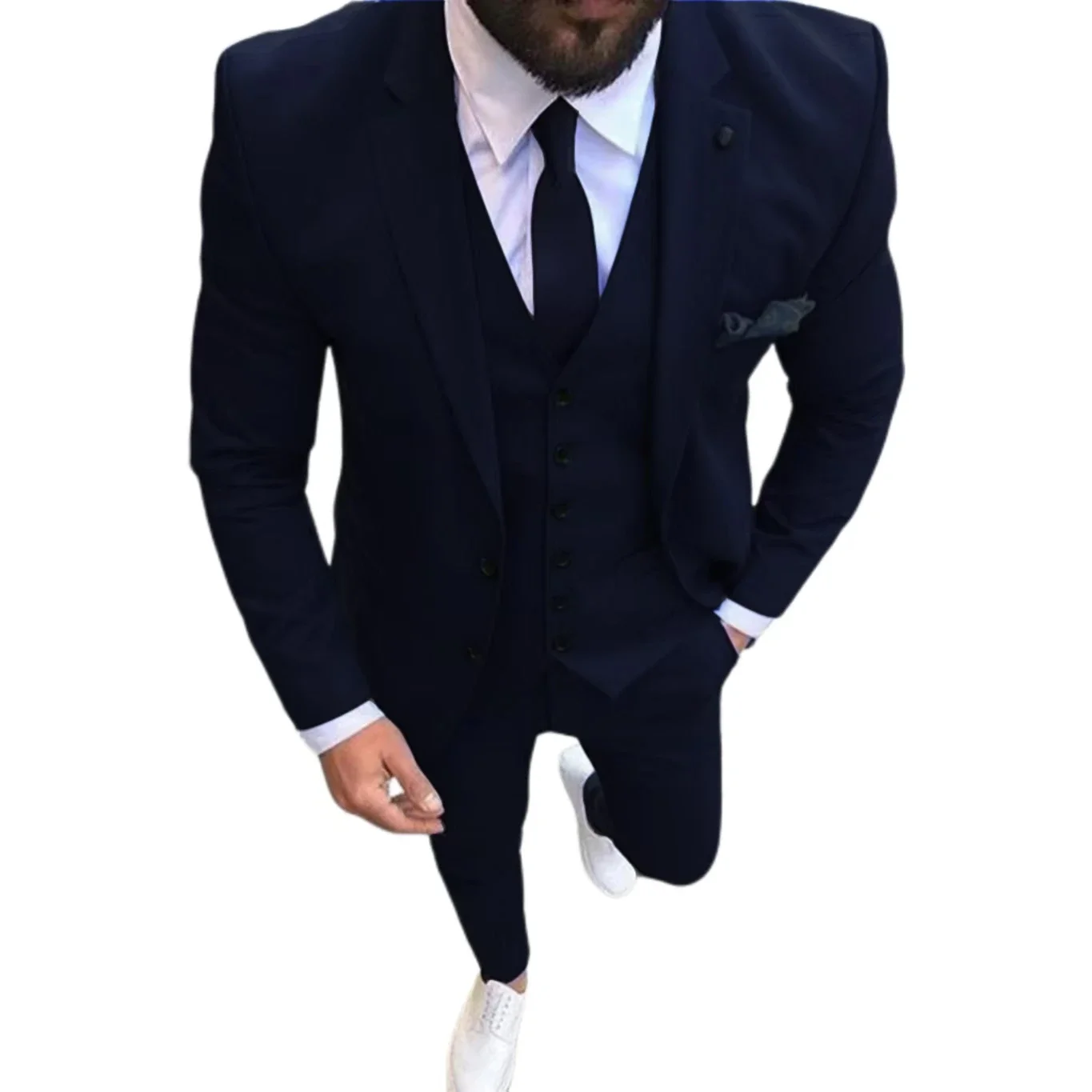 

Suit for men，solid color formal business suits，Business casual，three-piece groom suit，for stage costume，Groomsmen