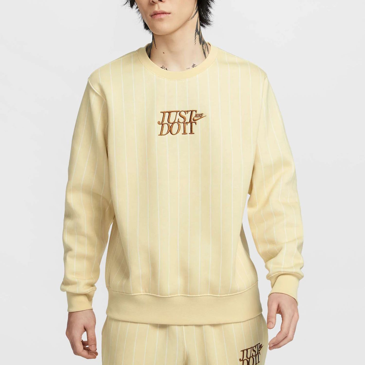 

Официальный мужской модный вязаный пуловер Nike с длинными рукавами, классический свитшот HJ2158-234