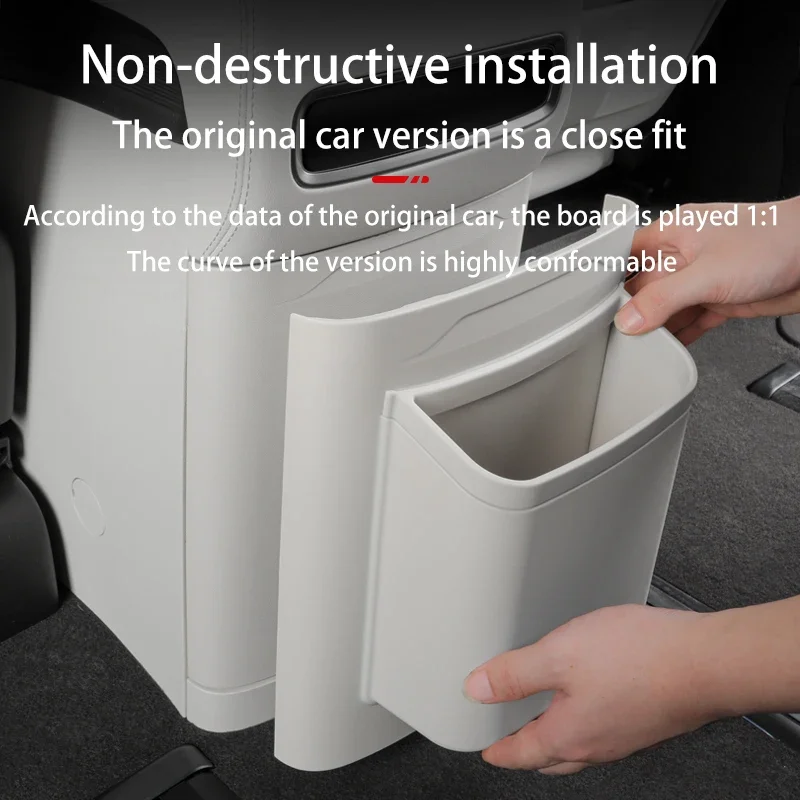 For DENZA D9 2024 Refrigerator Kick Resistant Cover Multifunctional with trash can protector Storage interior modification