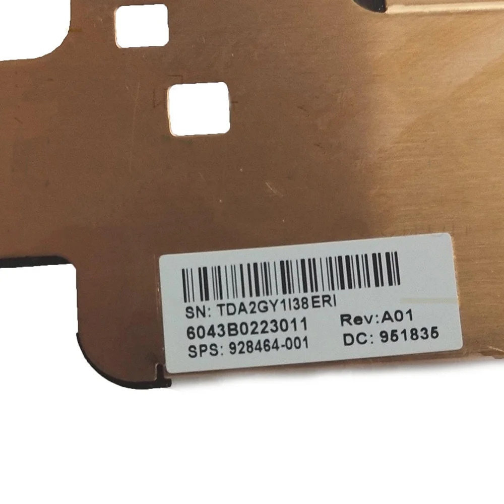 แล็ปท็อปฮีทซิงค์สำหรับ HP ENVY 13-AD 13-AB TPN-I127/TPN-I128 ฮีทซิงค์ 928464-001 ซิงค์ของแท้