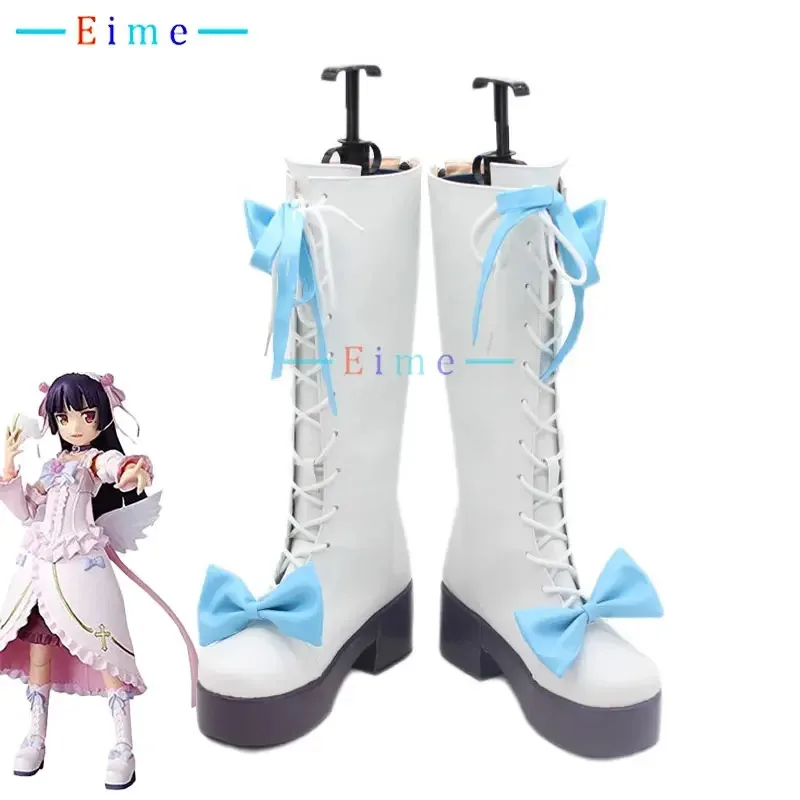 

Gokou Ruri PU leather shoes Halloween carnival boots cosplay prop custom mades;2'd,5.h;