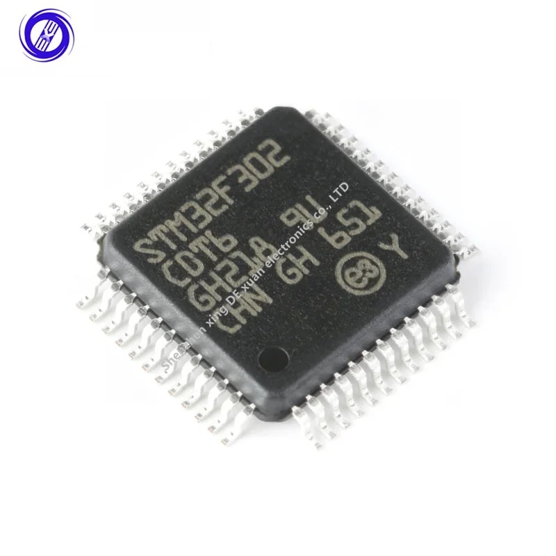 Original genuíno STM32F302CBT6 LQFP-48 ARM Cortex-M4 microcontrolador de 32 bits MCU