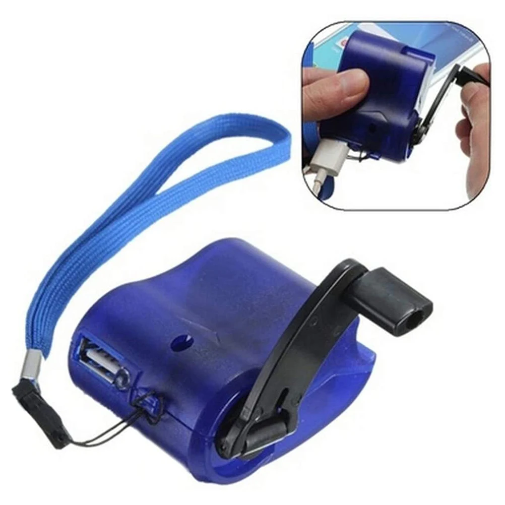 

USB Hand Crank Phone Emergency Charger Portable MP4 Mobile Phone Charger Outdoor Manual Power Supply