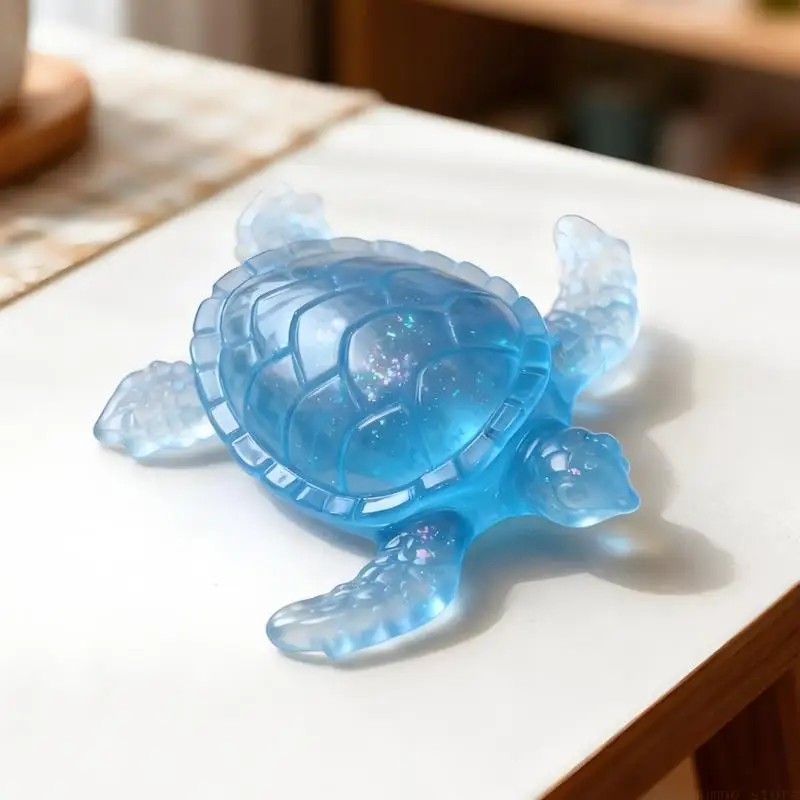 31BF Soft Silicone DIY Mold Creating Animal Resin Figurines Cartoon Animal Effortless Demolding Craft Ornament