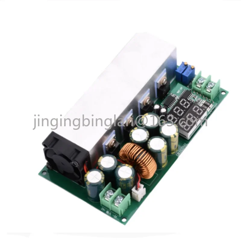 DC12-80V 20A verstelbare step-down voedingsmodule constante stroom constante spanning module met spanning en stroom display