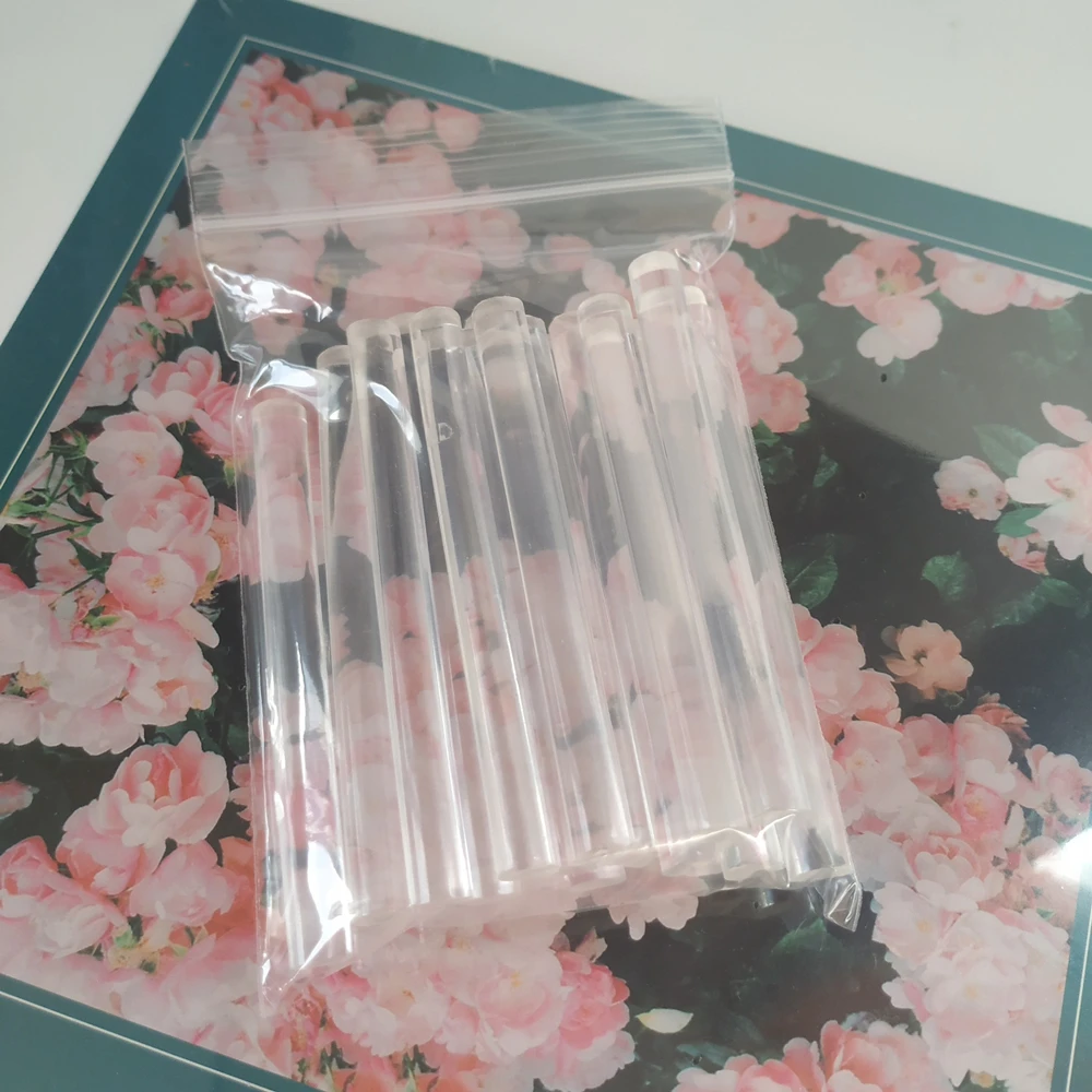 Imagem -04 - Adesivo Transparente de Derretimento Quente Material Sobras 6080 mm f7 mm Usado para Mini Pistola de Cola Pode Fazer Selo de Cera 20 Peças 100