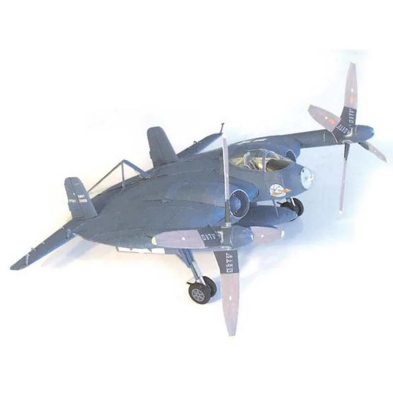 1:32 amerikan XF5U-1 uçan gözleme avcı askeri kağıt modeli uçak modeli el yapımı DIY hobi koleksiyonu inşaat oyuncaklar