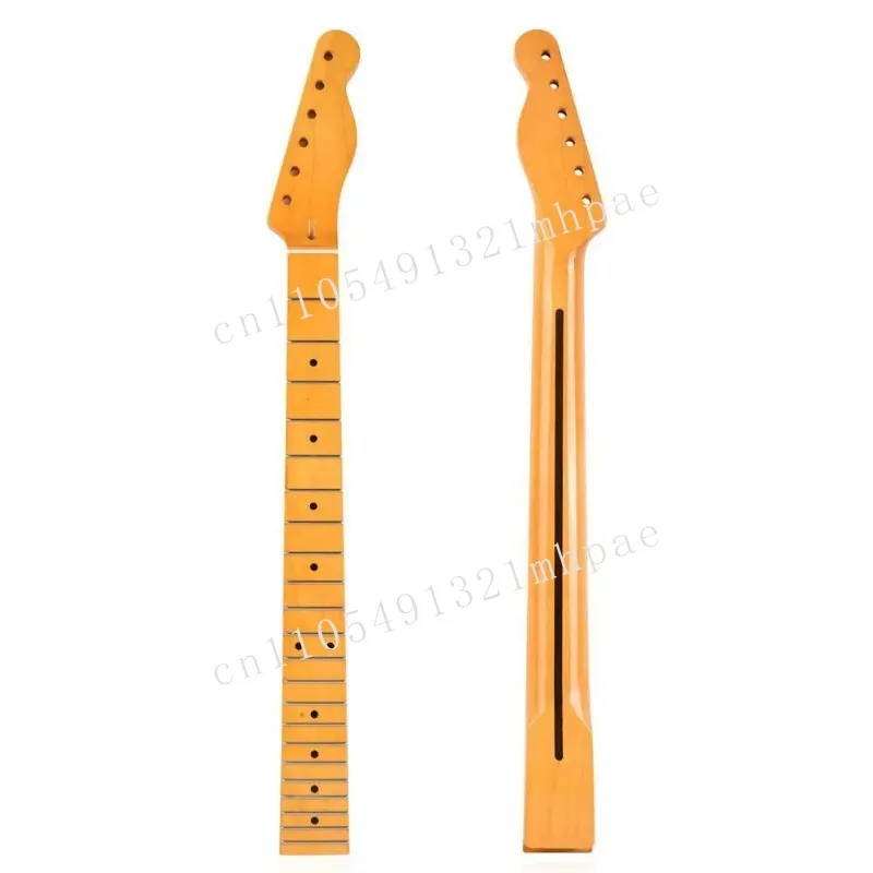 

Instrument Light Yellow Neck 22 Electric Guitar Neck Strap Rear Midline Maple Neck