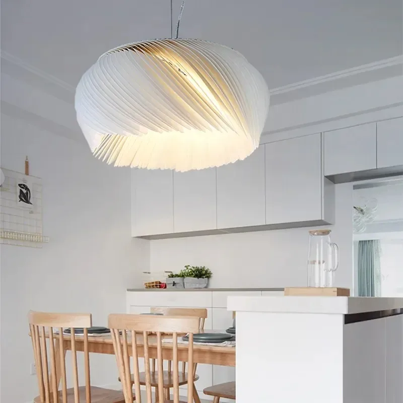 Modern minimalist living room bedroom study light Nordic creative dining room pendant light