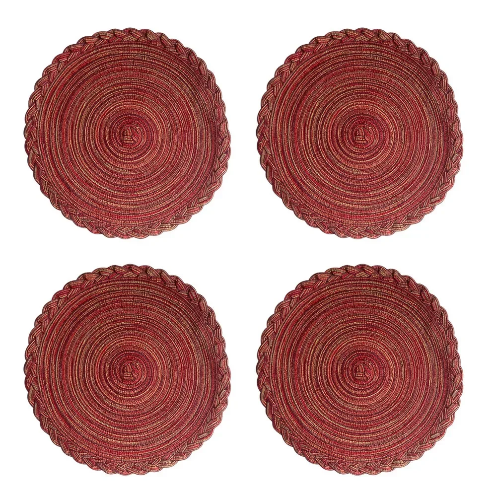 Heat Resistant Coasters Set Dining Table Placemats 7inch 18cm Kitchen Table Decor Worry-free Dining 7-inch Round Shape