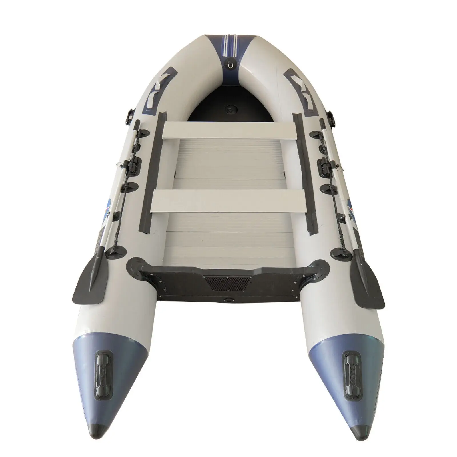 Marine 3.3-meter Aluminum Alloy Bottom Inflatable Assault Boat Rubber Boat Thickened PVC Material Portable