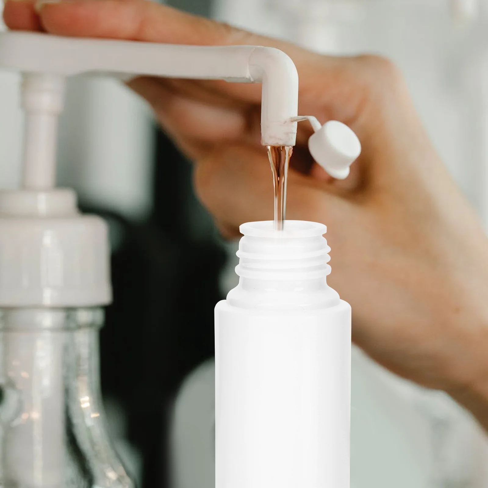 

10Pcs Multipurpose Liniment Container Sturdy Plastic ABS Simple Design Convenient Liniment Storage Bottle Perfume Sub Bottle