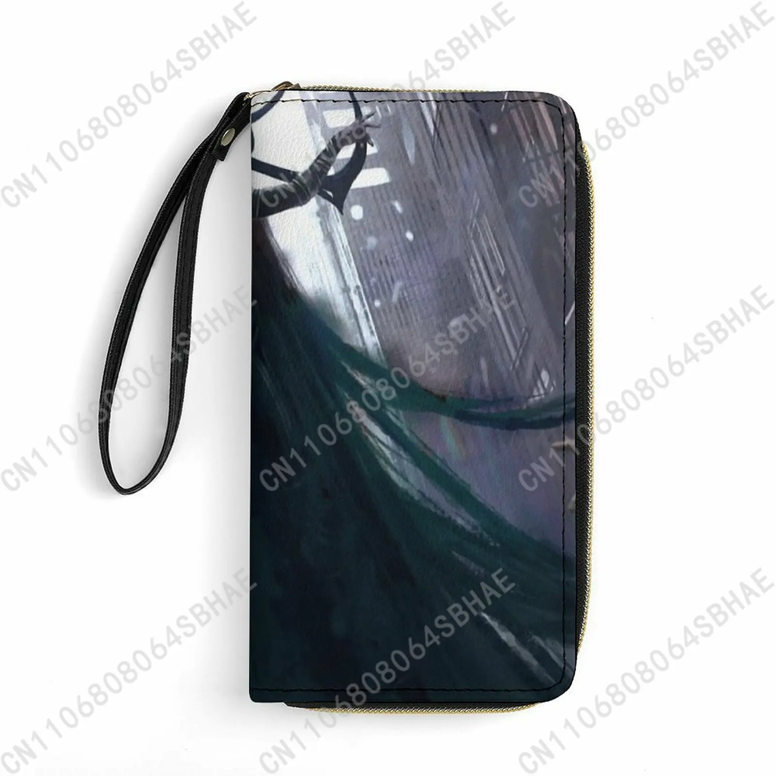 

Marvel Hela Custom PU Leather Wallet Rope Handle Small Portable Card Holder Men Women Purse Gift Friend Parents Cosplay