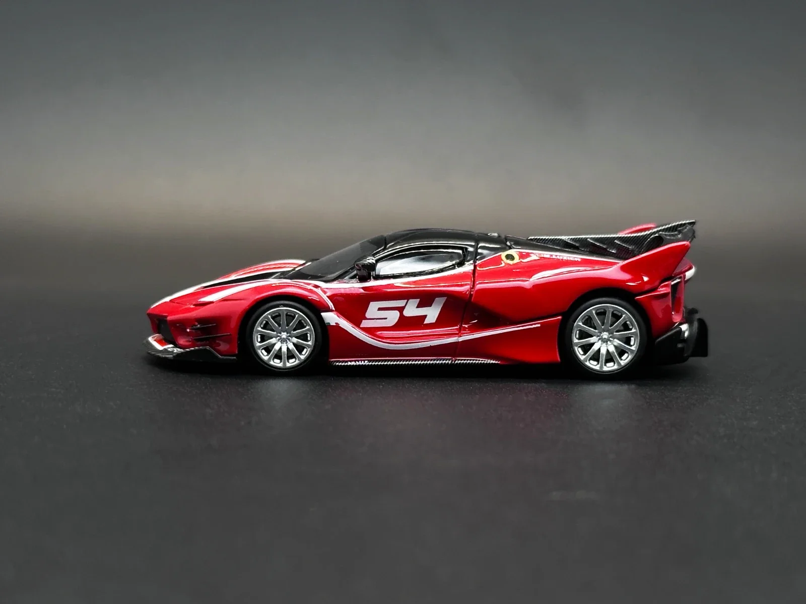 Stance Hunters 1:64 FXX-K EVO Red Opened Hood Diecast Diorama Car Model Collection Miniature Toys SH Little Toys car model