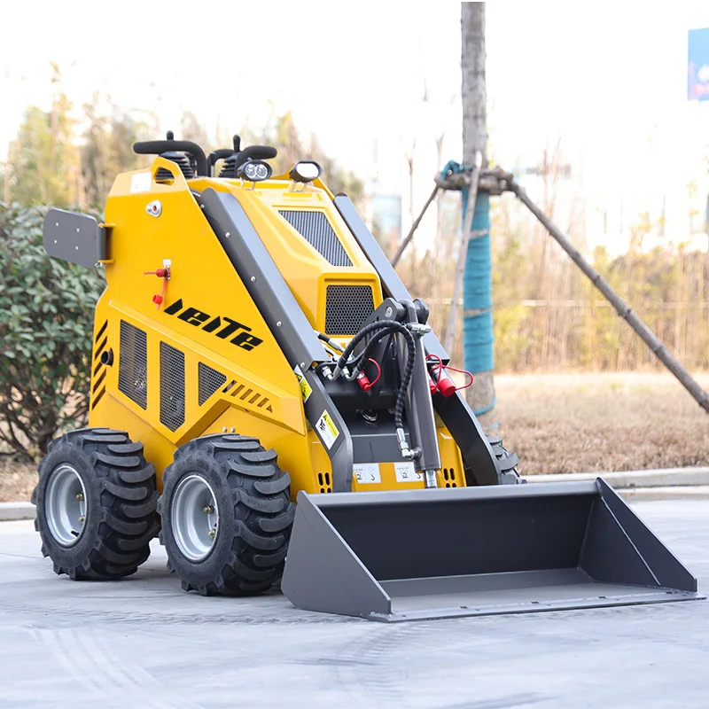 Customized Diesel Mini Skid Steer Loader Multi Functional Sliding Skid steer loader Hydraulic New Function mini Loader