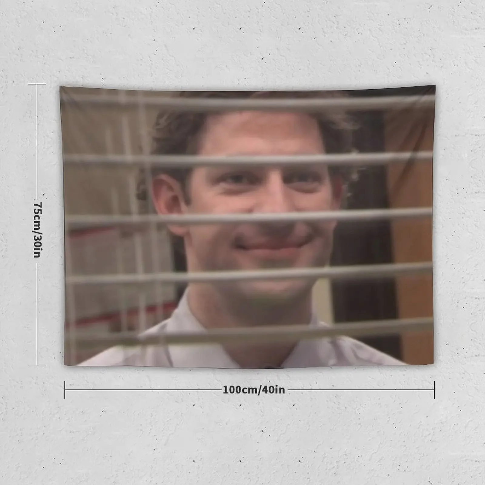 Jim Halpert Looking Through the window - The Office Tapestry Wall Hanging Decor Wall Coverings Tapestry