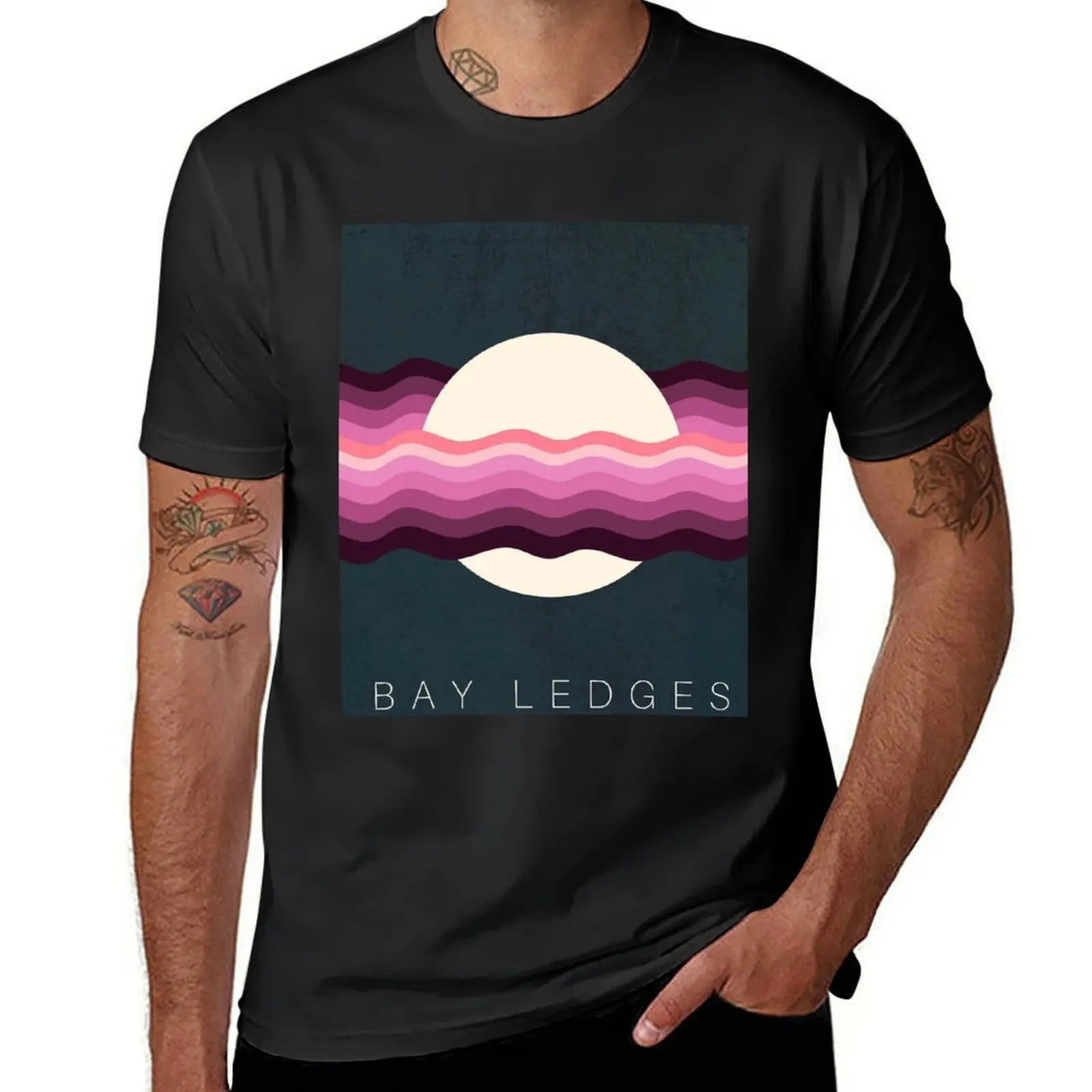 Bay Ledges album cover toure 2023 T-Shirt animal prinfor boys summer top workout shirts for men