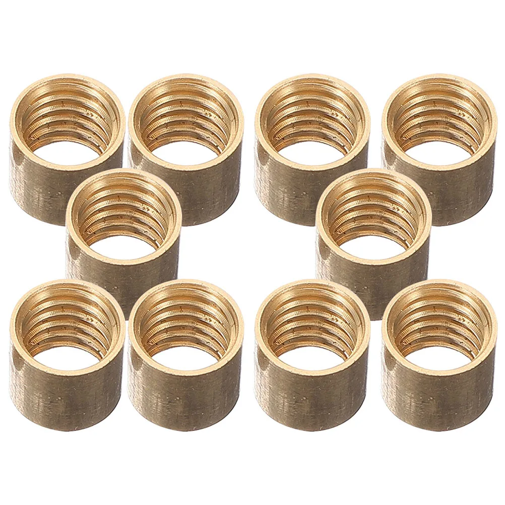 

10 Pcs Pool Cue Repairing Screws Copper Joint Accessories Billiard Extension Tip Connector Heavy Duty Longevity Sturdy