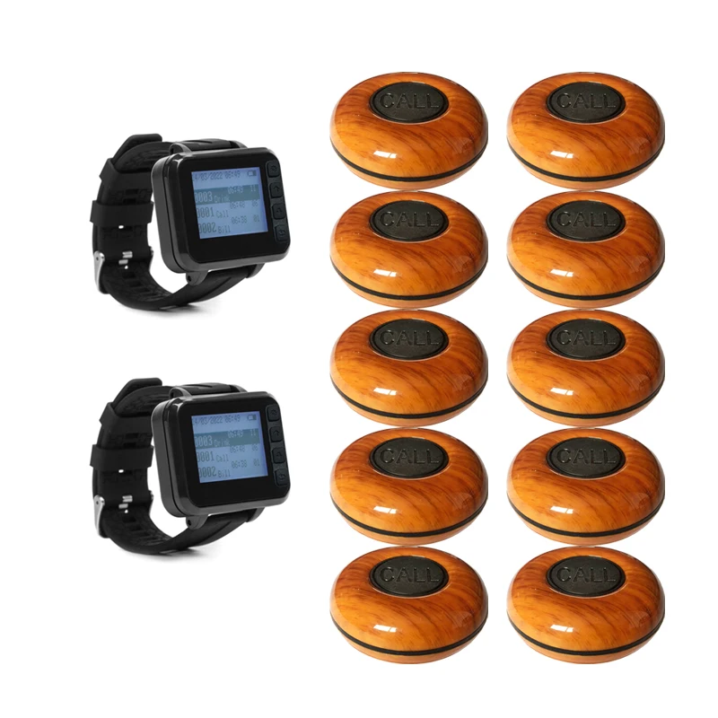 restaurante wireless waiter call system chamar mesak300plus receptor k o1plus transmissor pagers relogio 10 table bell button 01