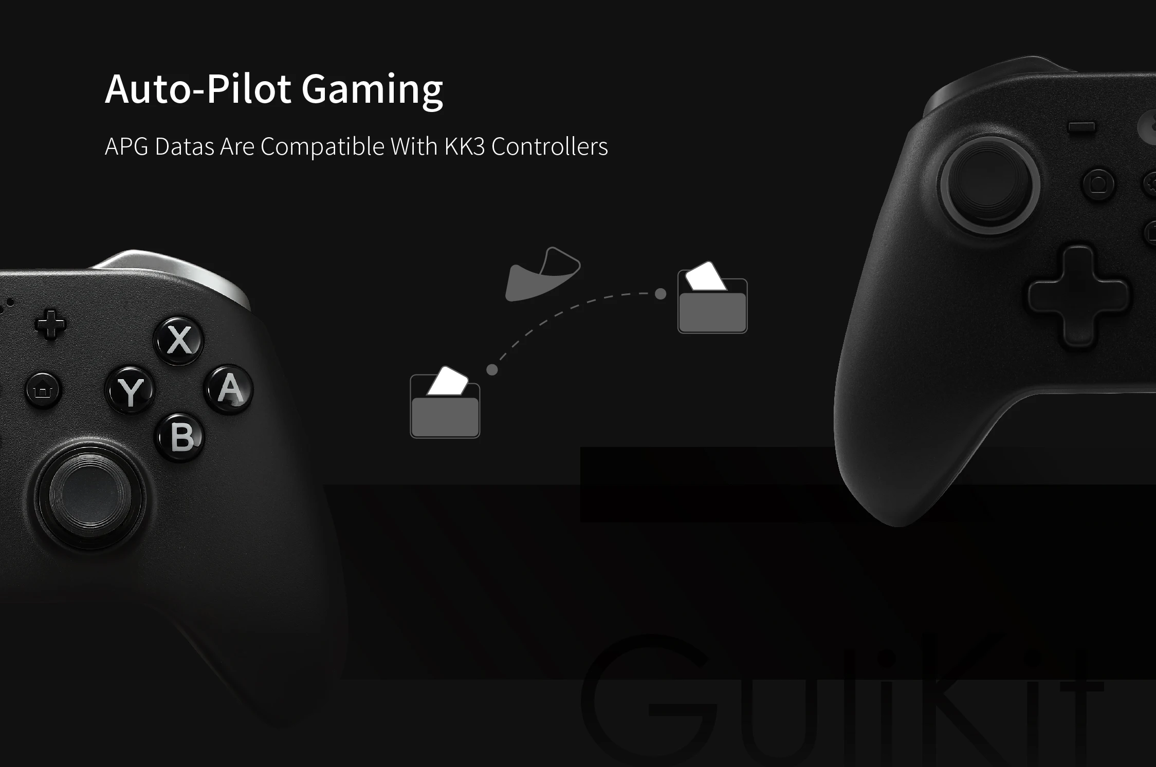 GuliKit Bluetooth-Spielcontroller mit TMR-Joystick und Hyperlink 2 Adapter für Windows/Switch 2/Steam Deck/iOS/macOS – Detail 10