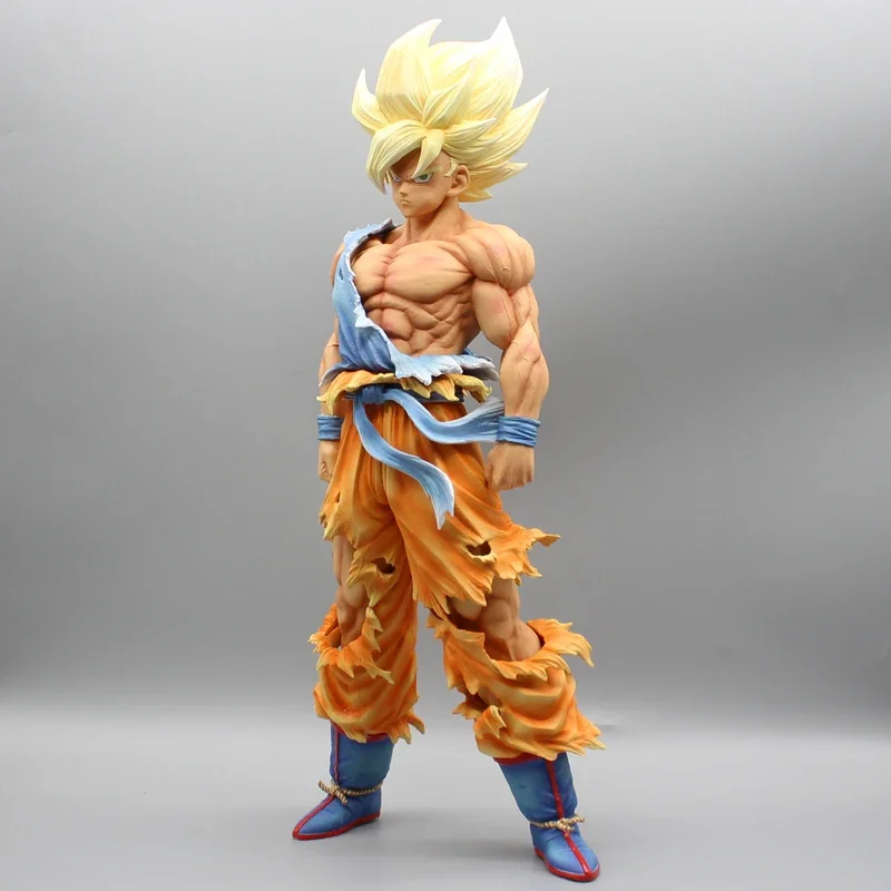 Dragon Ball Z Son Goku figur Namek Anime, Super Saiyan Goku estátu, figur aksi PVC, Brinquedos modelo de coleção, 44cm