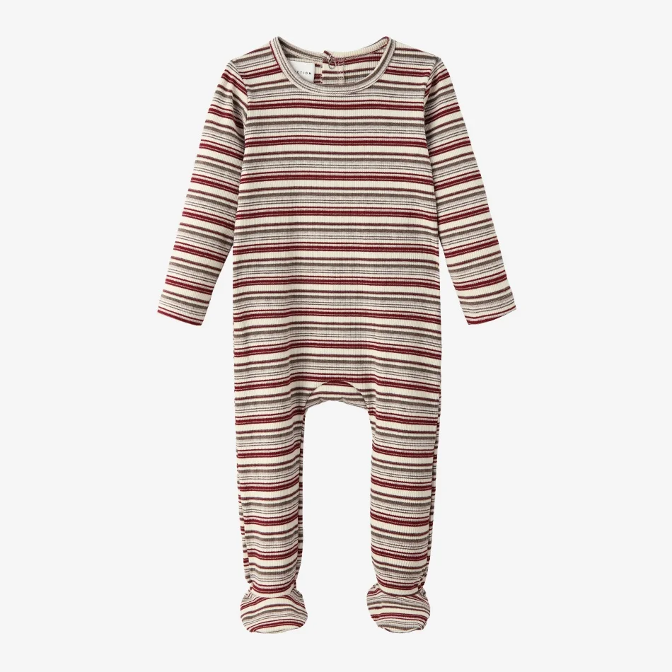 Print Lemon Collection – Red Stripe Romper