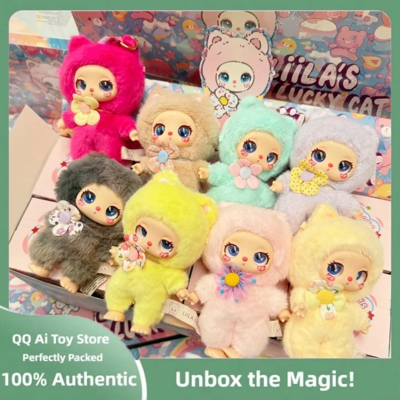 

In Stock Genuine Liila Luck Cat Series Blind Box Liilatoys Vinyl Doll Trendy Lovely Ornaments Mystery Box Limited-Edition Gift