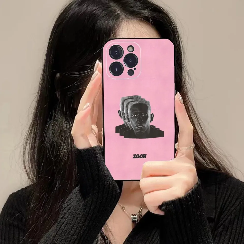 T-Tyler the C-Creator IGOR Phone Case For iPhone 16 15 14 13 12 11 Plus,Pro Max,XS,X,XR,SE,Mini,8,7 Soft Silicone Black Cover