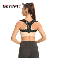 Getinfit Adjustable Back Posture Corrector Shoulder Clavicle Support Correction Belt Men Women Humpback Seated Corrector Brace