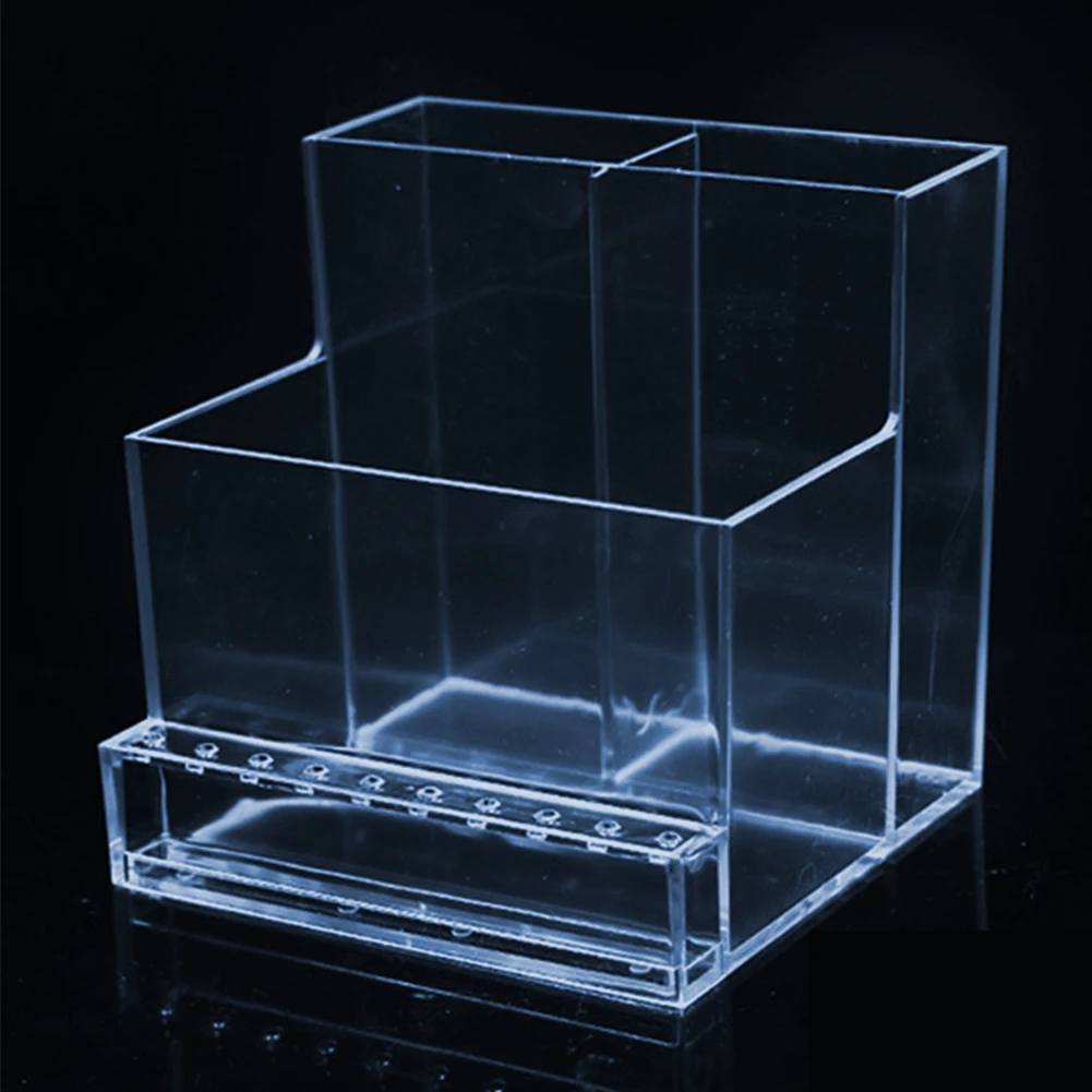 Transparent Nail Drill Bits Storage Rack 3-Row