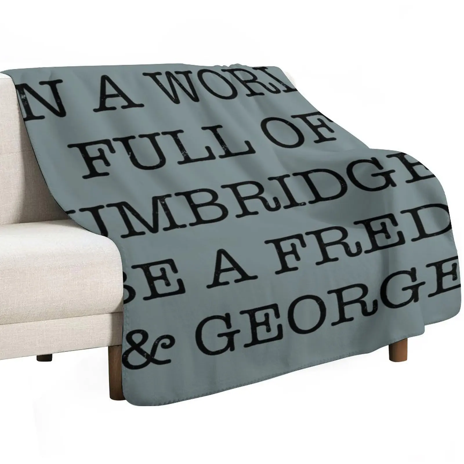 

In a World Full of Umbridge: Artwork for Potter Fans Throw Blanket Soft Beds blankets and throws Luxury Brand Nap Blankets