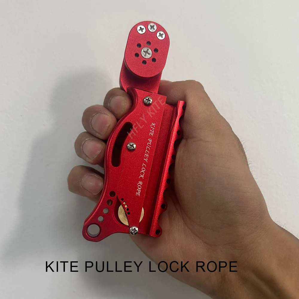 HFLYKITES 악어 GRIP 연 도르래 잠금 로프