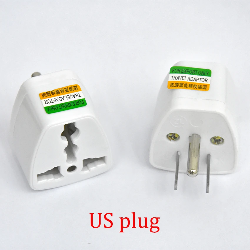 EU plug, US plug, UK plug, converter