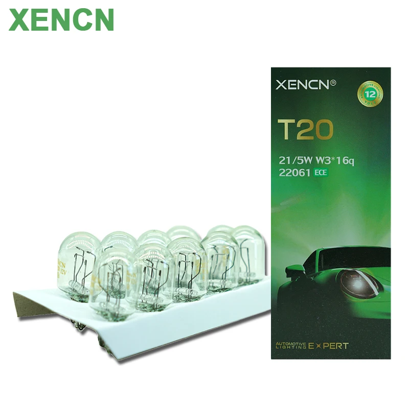 

XEMCN (W21/5W) T20 12V (21/5W) Автомобильные сигнальные огни 22061 автомобильная лампа с клиновидным цоколем тормозной фонарь для парковки 10 шт.