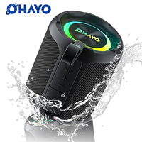 Ohayo X3 Portable Bluetooth Speaker, BT5.3 Wireless Speaker 40W Bass Diaphragms with Multi RGB Light, IPX7 Waterproof,TF & AUX