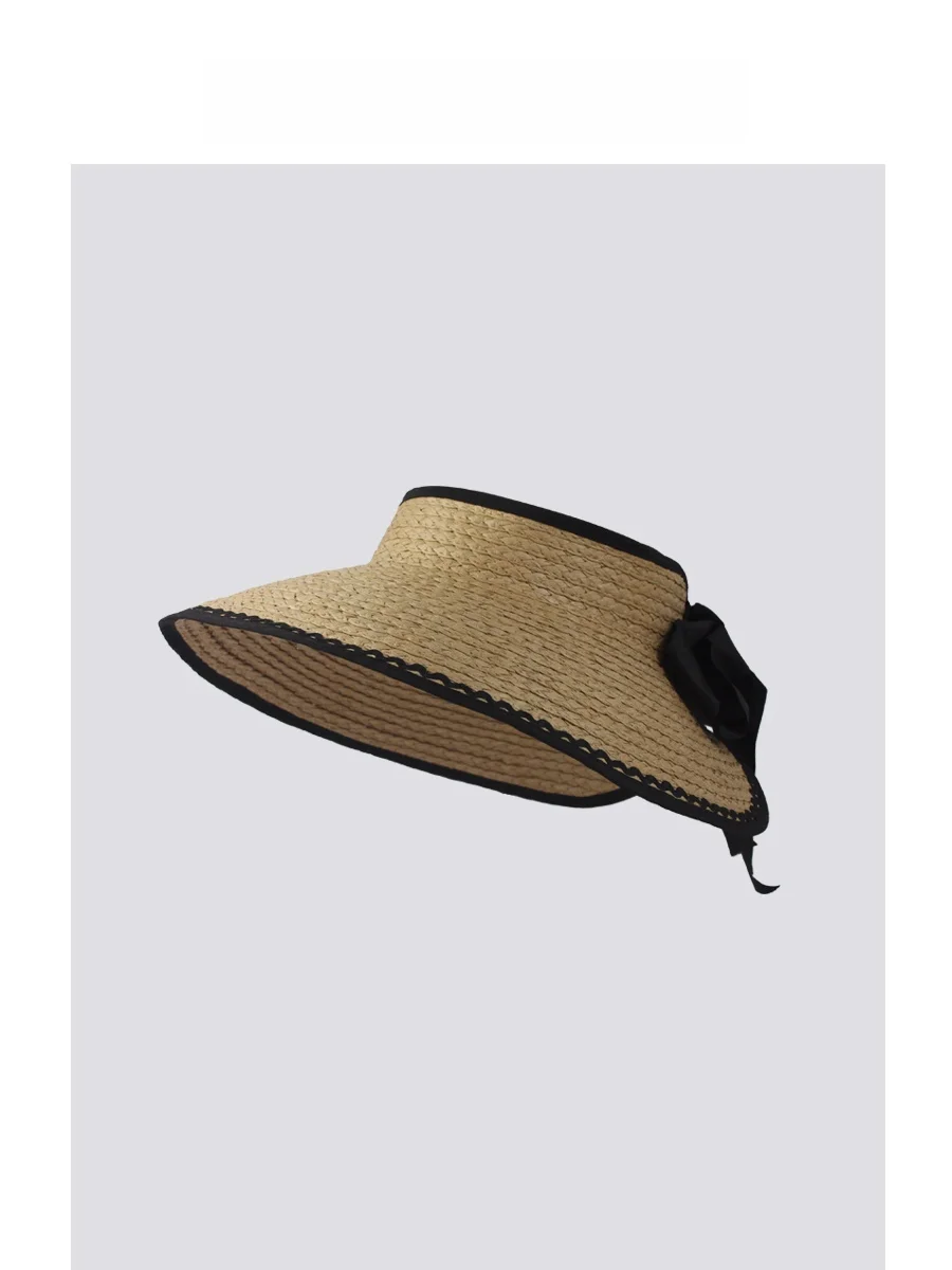 fetsbuy-summer-large-brim-empty-top-hat-face-slimming-sunshade-beach-holiday-style-foldable-sun-hat-for-women-non-adjustable