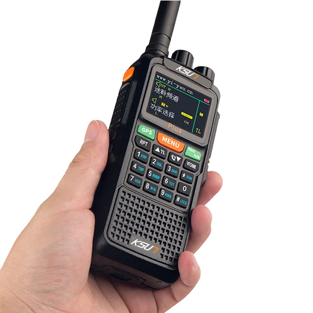 10W GPS Repeater Walkie Talkie Long Range Two Way Radio with FM Radio Heavy Duty Handheld Transceiver for Hiking Hunting