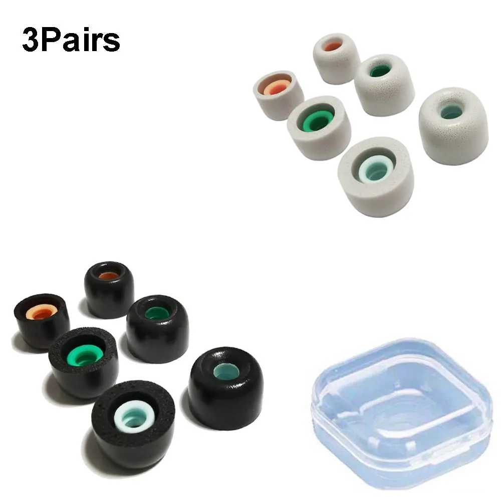 1/2/3คู่โฟมจำรูปปลายหูสำหรับโซนี่ WF-1000XM4 WF-1000XM5 WF-1000XM3จุกหูฟังแผ่นอุดหู l/m/s