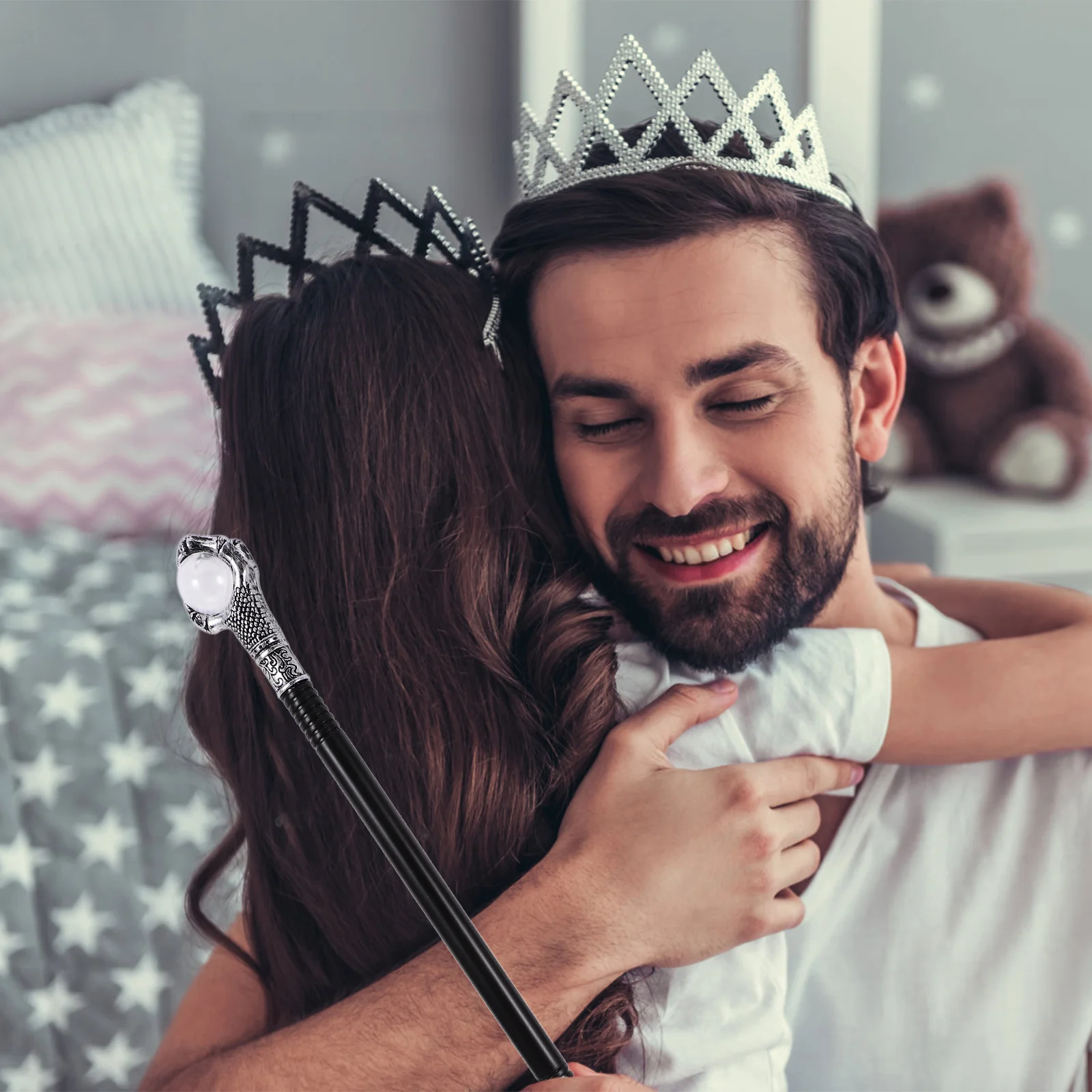 

Claw Cane Prop Punk Style Halloween Walking Stick For Cosplay Party Decor Halloween Supplies Cane Ornament Dress Up